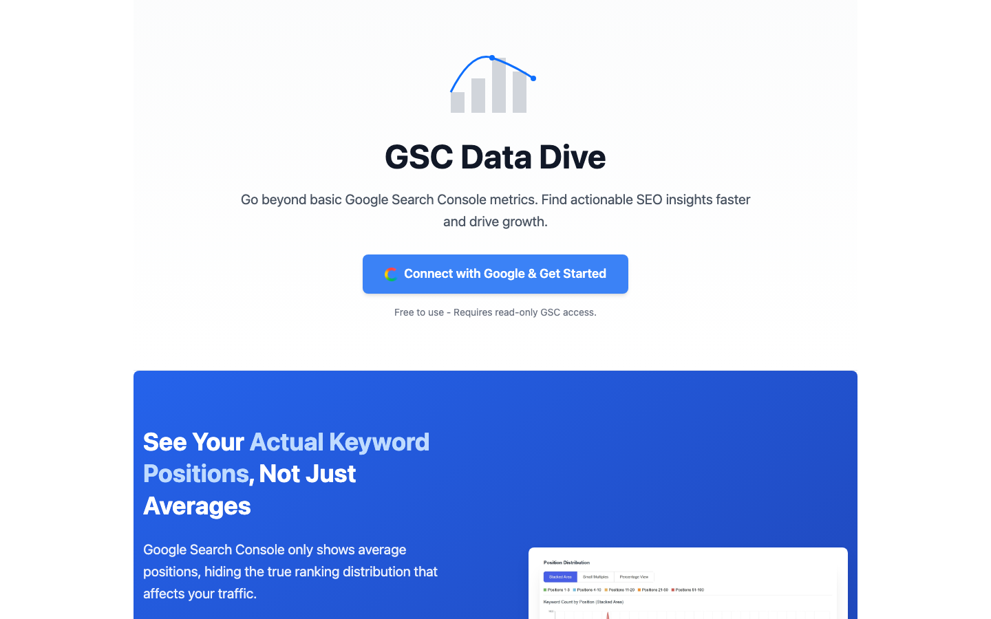 GSC DataDive website
